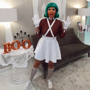 HALLOWEEN OOMPA LOOMPA homemade costume.